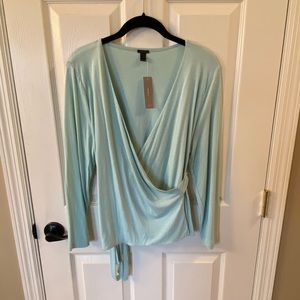 J. Crew Tie Front Wrap Shirt - NEW! ☀️